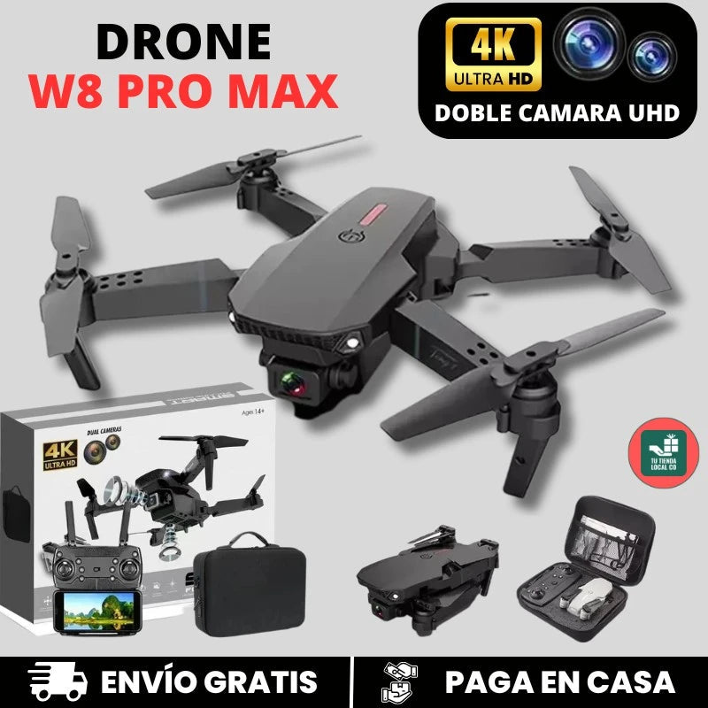 🤖 DRONE W8 PRO MAX 4K DOBLE CAMARA🚁