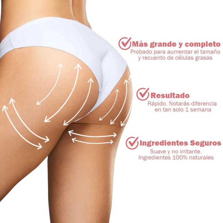 BOOTY MAX_crema para el aumento de Glúteos 🍑