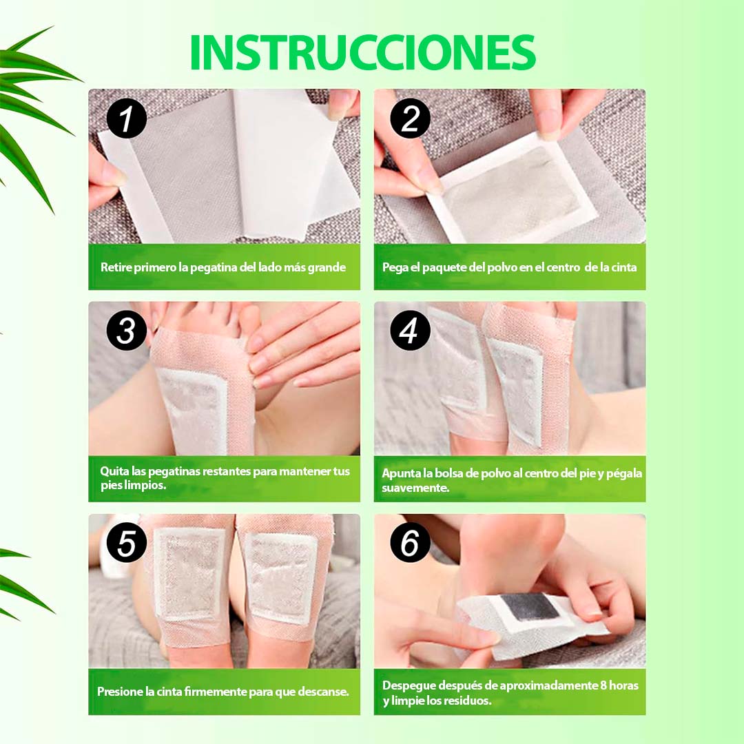 Parches de desintoxicación set X10
