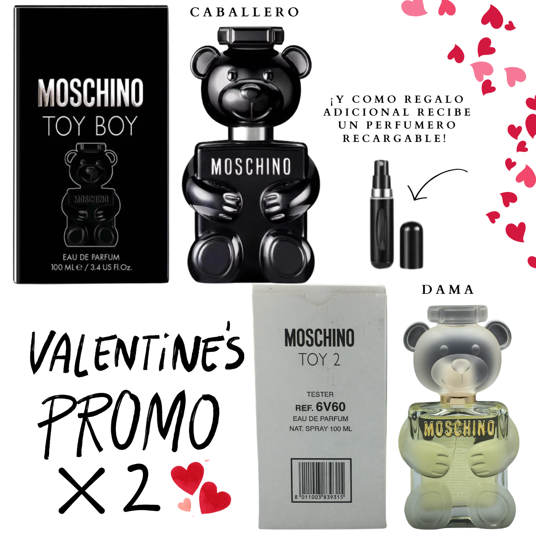 DÚO MOSCHINO TOY 2 & TOY BOY "Amor Inolvidable"