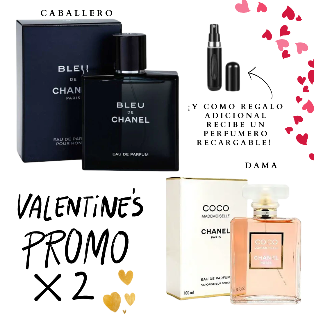 DÚO BLEU CHANEL & COCO MADEMOISELLE "Amor Sofisticado"