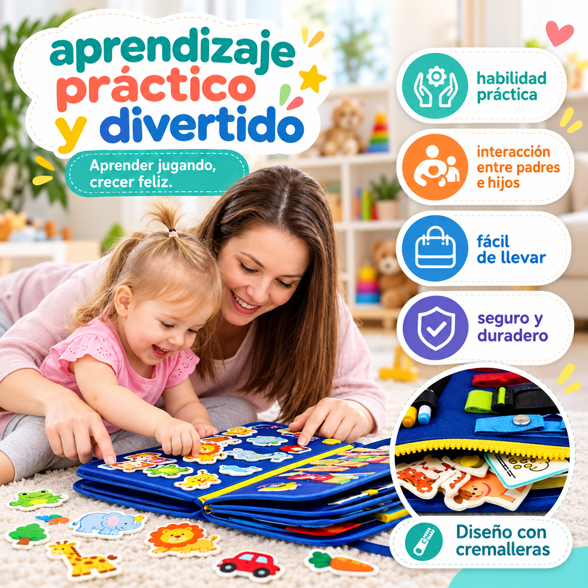 PequeExplora™ – Maletín Sensorial de Aprendizaje