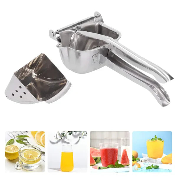 Exprimidor Metálico Para fruta Saludable + Regalo especial