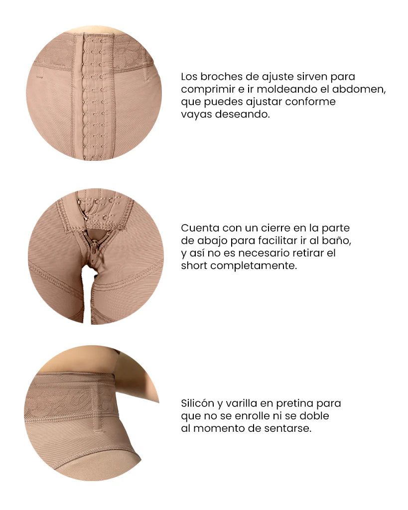 🌟 Short Reloj de Arena – Línea Soft 🌟