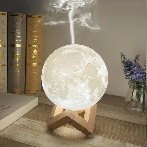 2 en 1 DIFUSOR Y LAMPARA LUNA