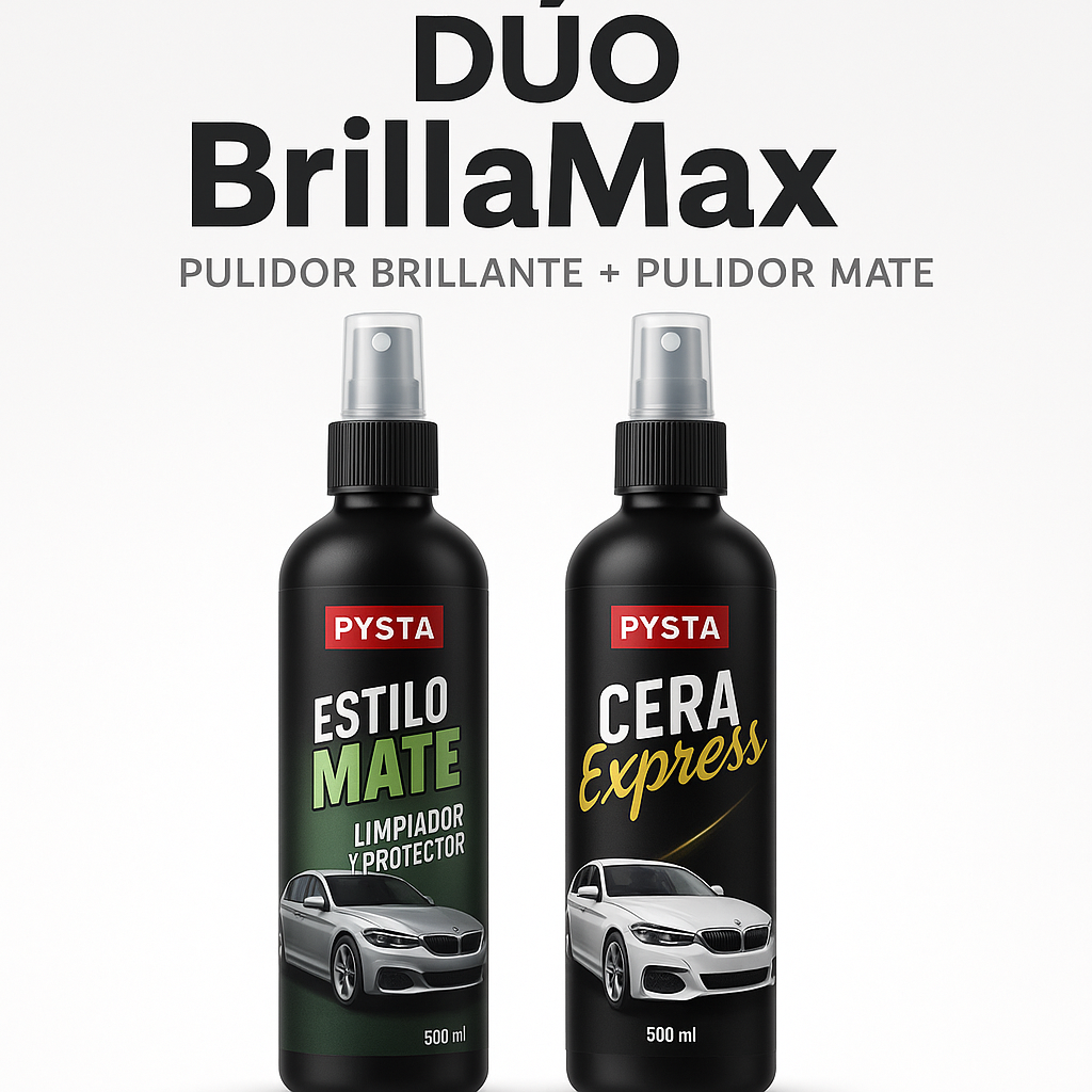 Dúo BrillaMax® – Pulidor Brillante + Pulidor Mate