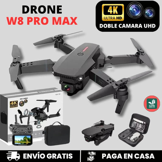 🤖 DRONE W8 PRO MAX 4K DOBLE CAMARA🚁