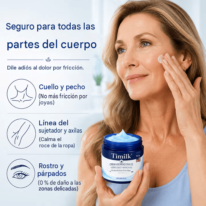 Crema para eliminar verrugas y manchas en 7 días