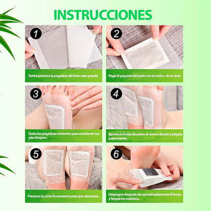 Parches de desintoxicación set X10