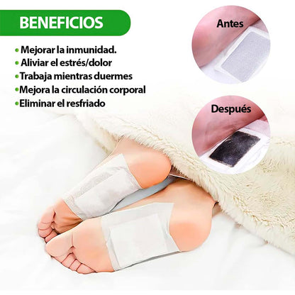 Parches de desintoxicación set X10