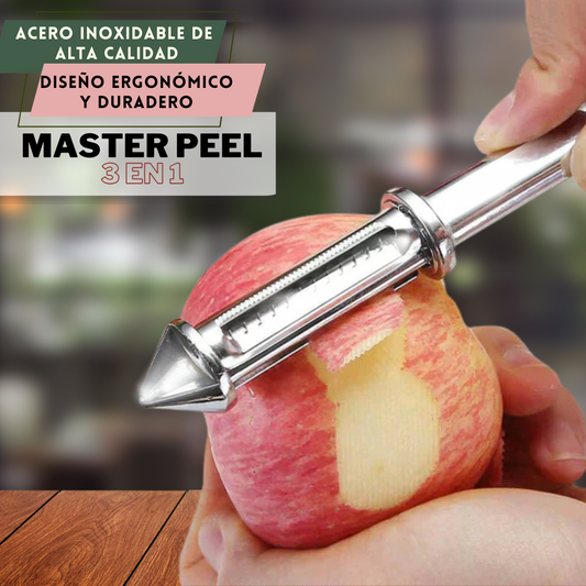 MasterPeel 3 en 1 - El Pelador Más Afilado y Versátil del Mercado