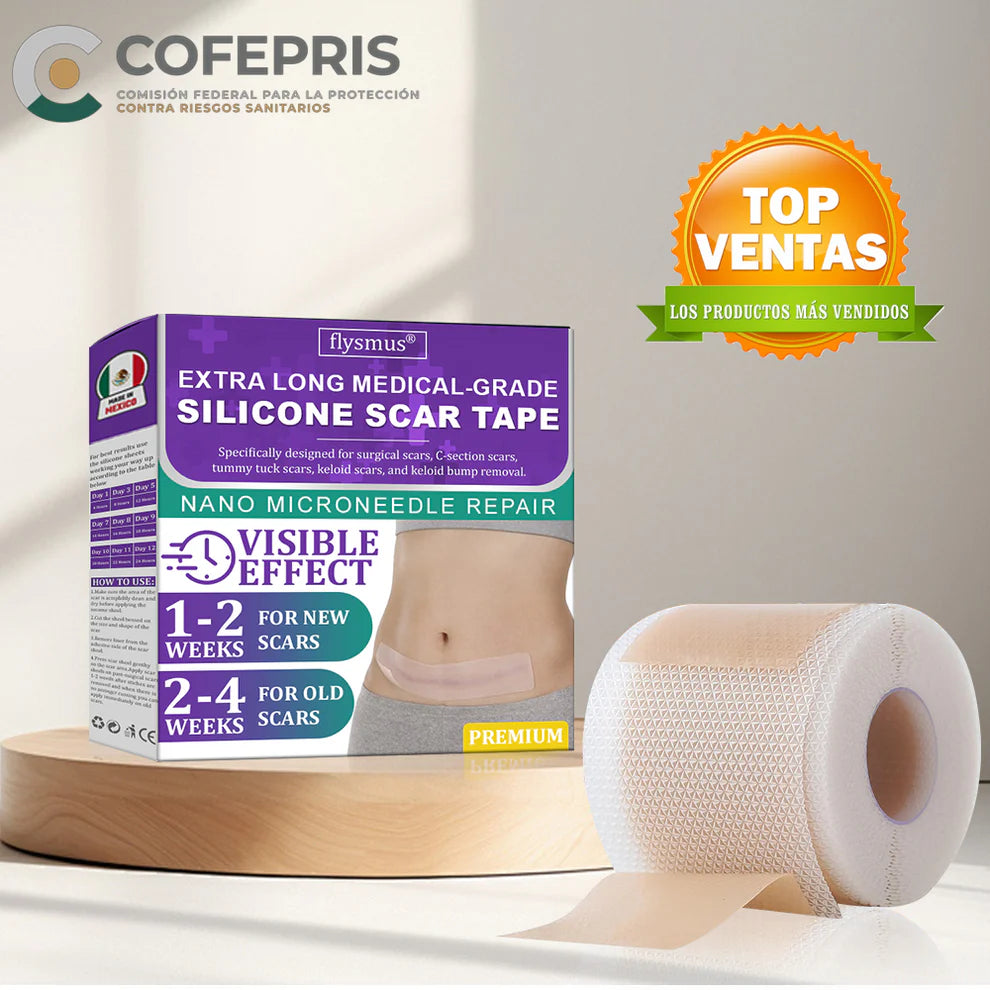 Flysmus® ReGen Cinta de Micronadles con Ácido Hialurónico Nano-Heal 💝