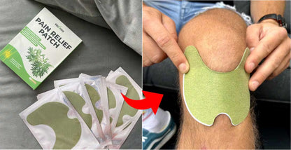 Parche de rodilla para artritis o bursitis