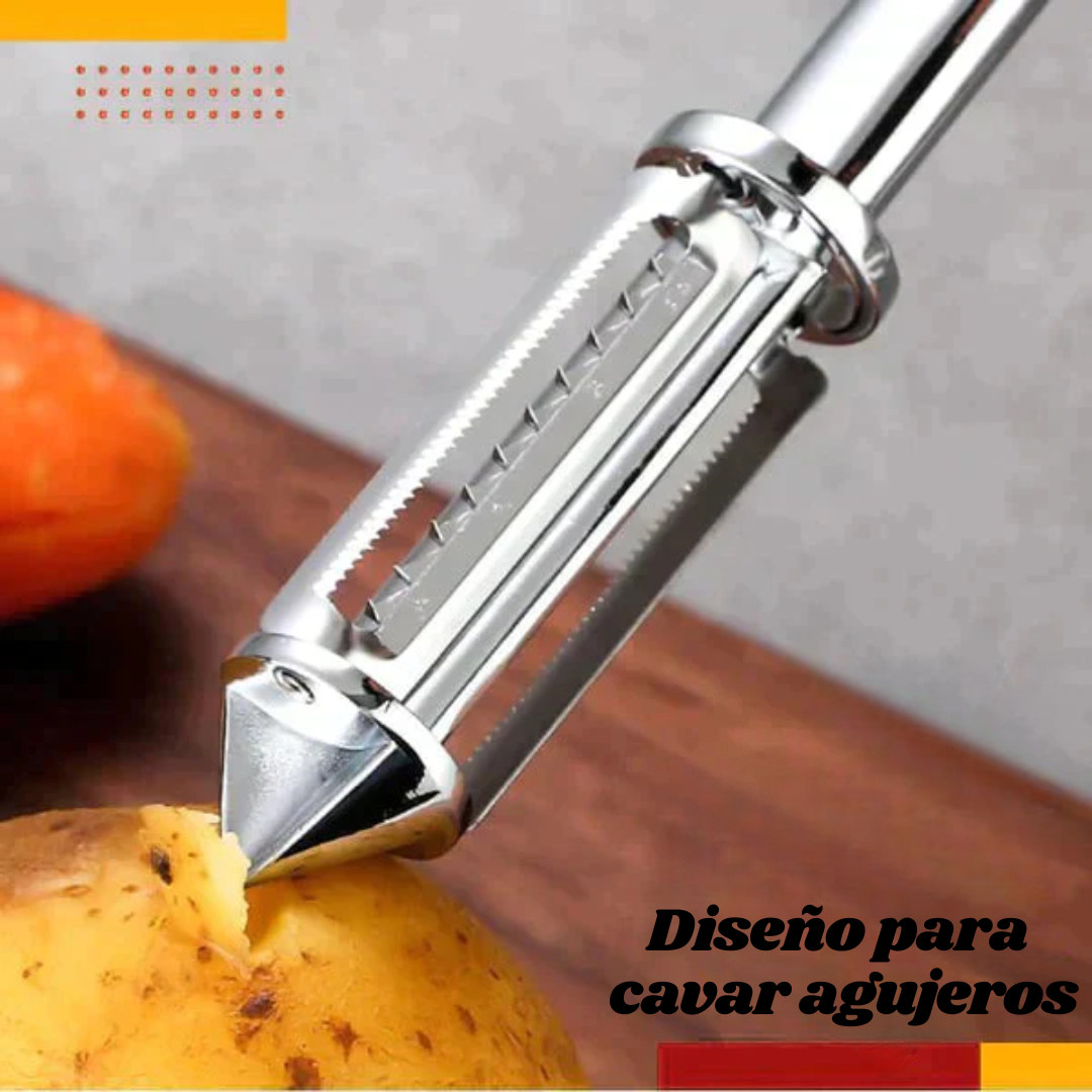 MasterPeel 3 en 1 - El Pelador Más Afilado y Versátil del Mercado