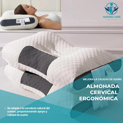 SET DE 2 ALMOHADAS ORTOPÉDICAS CERVICALES