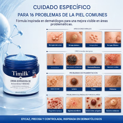 Crema para eliminar verrugas y manchas en 7 días