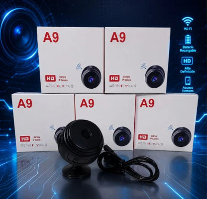 Paga 1 Lleva 2 Mini Camara Espia Vigilancia IP A9 Wi-Fi