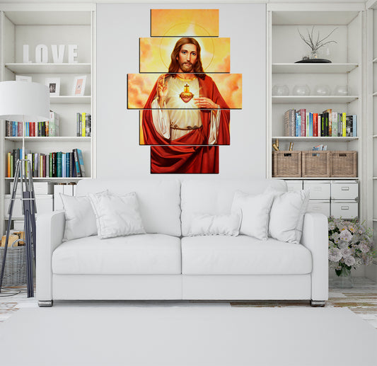 💖 Sagrado Corazón de Jesús: Un Cuadro Lleno de Amor y Fe 🙌