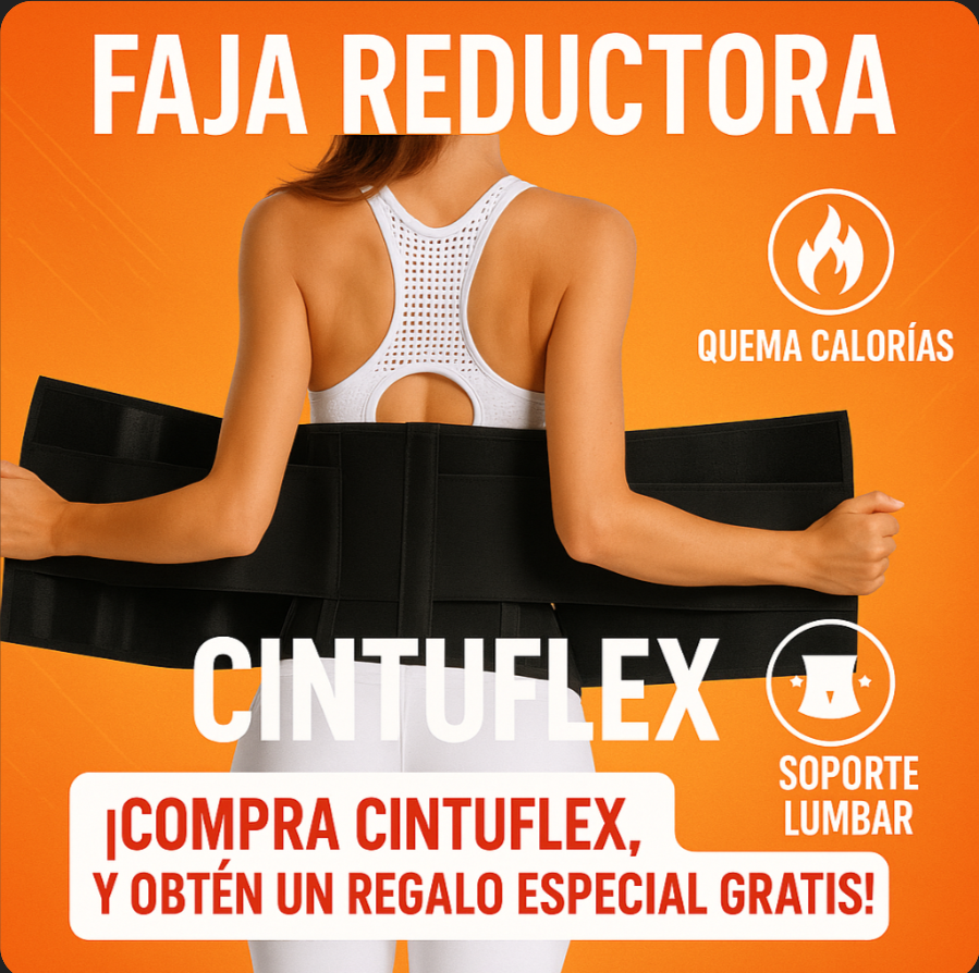 🔥Cintuflex moldea tu cuerpo + 2 Regalos especiales 💥👌
