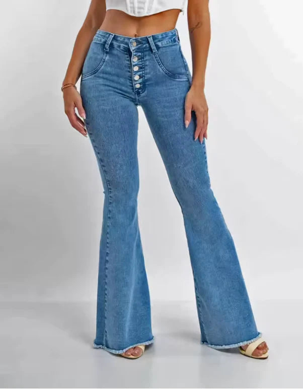 Total Jean Acampanado Tiro Alto