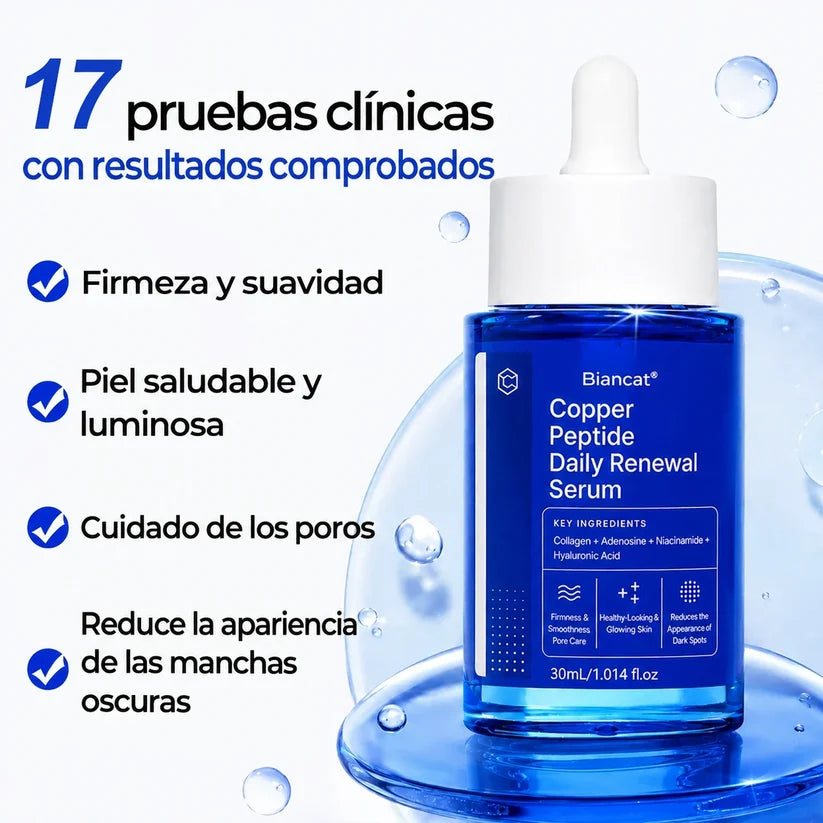 Copper - Suero renovador diario con péptidos de cobre