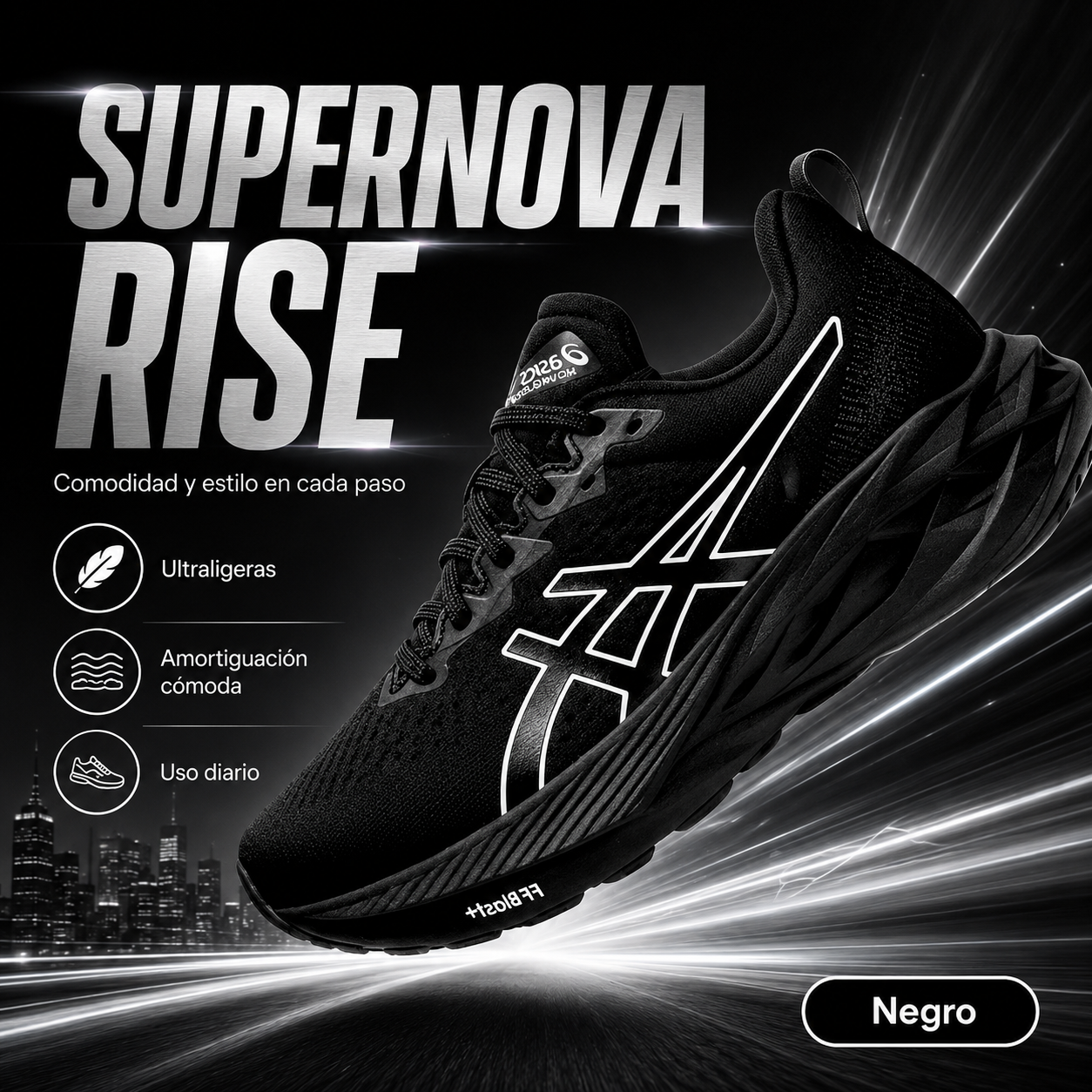 Zapatillas ASICS Supernova Rise - ORTOPEDICOS