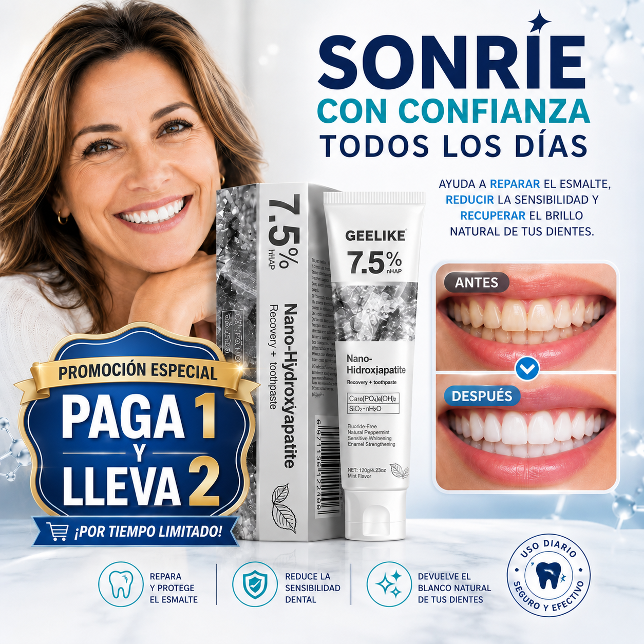 PROMO 2x1 REESTAURADOR DENTAL DE CEELIKE🦷 (ORIGINAL)