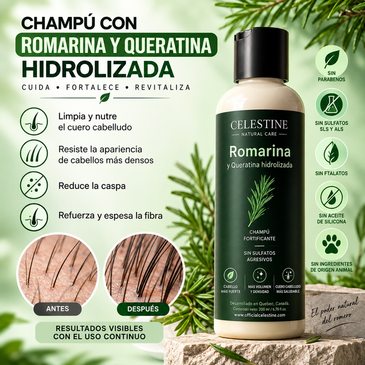 Celestine - Shampoo De Romero Y Queratina