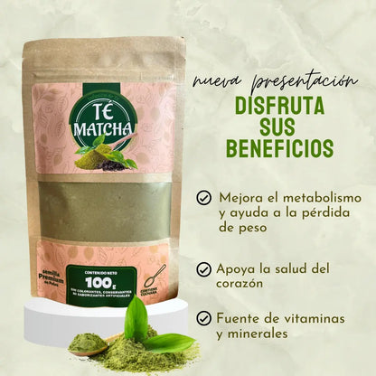 Te Matcha Puro Organico Natural 100g