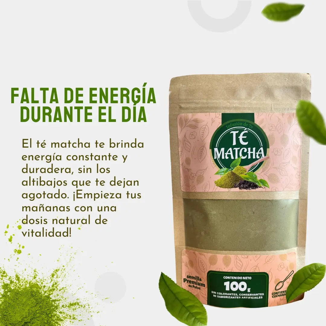 Te Matcha Puro Organico Natural 100g