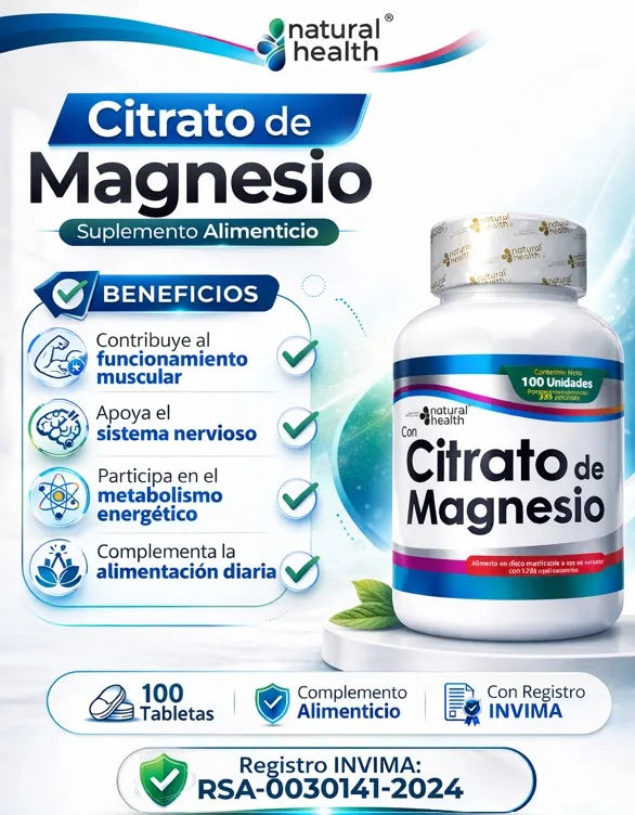 Citrato de Magnesio Puro