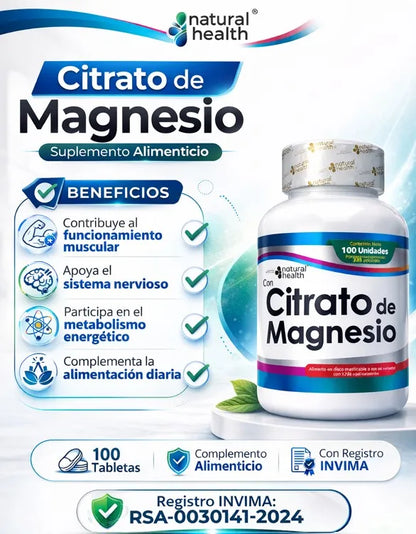 Citrato de Magnesio Puro