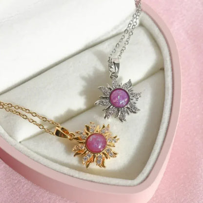 🌞 Collar de Sol Giratorio de Rapunzel