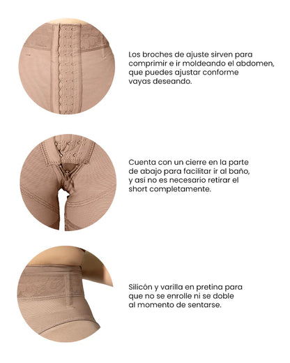 🌟 Short Reloj de Arena – Línea Soft 🌟