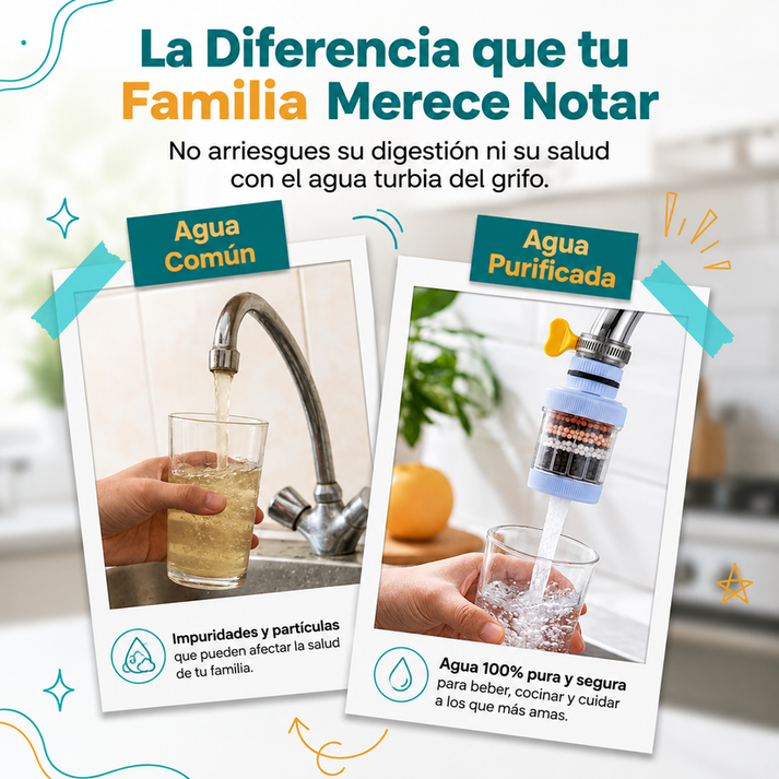 🔥PROMO 2x1  🤑 Filtro Purificador De Agua Para Grifo Premium
