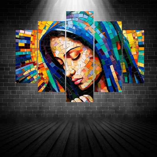 ✨ Madre de Dios: Un Lienzo con Amor y Espiritualidad 🌟