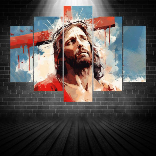 🖼️ El Milagro de Jesús: Un Lienzo Lleno de Esperanza 💖