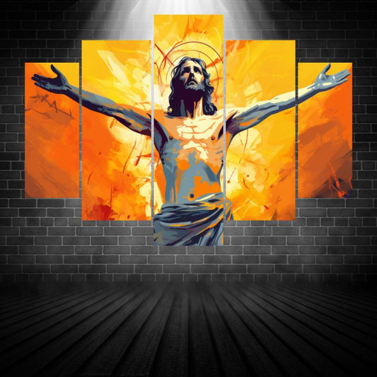🌄 Jesús en la Oración: Un Cuadro de Paz Interior 🙏