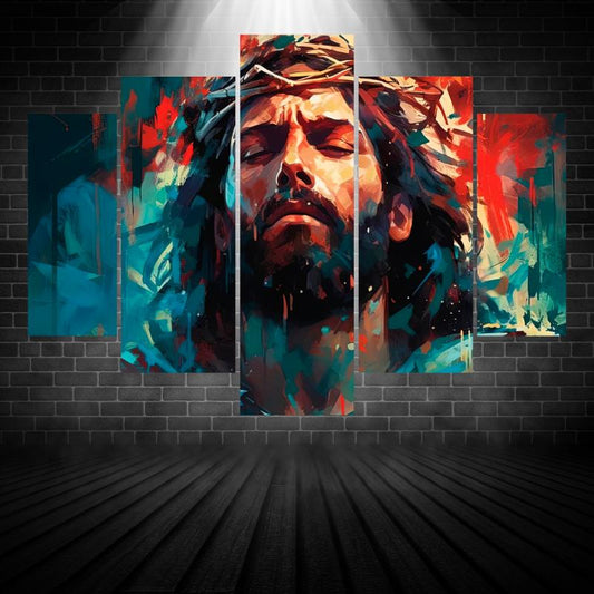 ✨ Rostro de Cristo: Un Cuadro que Inspira Devoción 🕊️