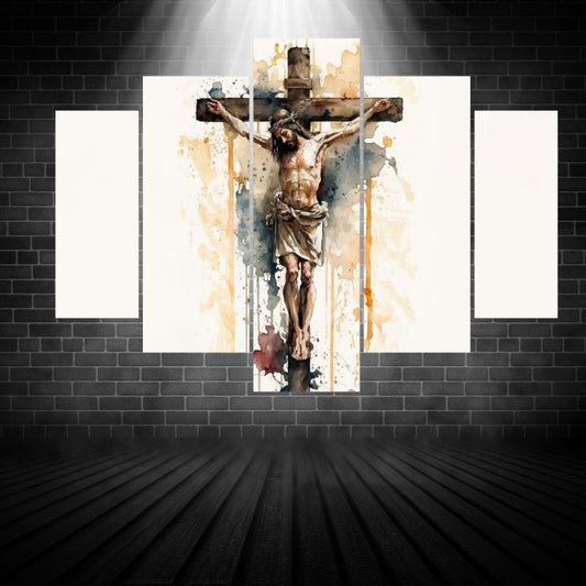 Jesús Crucificado: El Amor Más Grande Representado en Arte 🙏