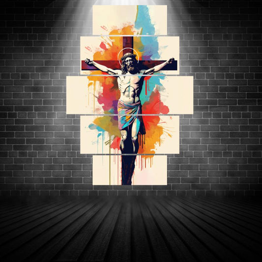 La Cruz y Salvación: Un Cuadro que Llenará tu Corazón 🕊️