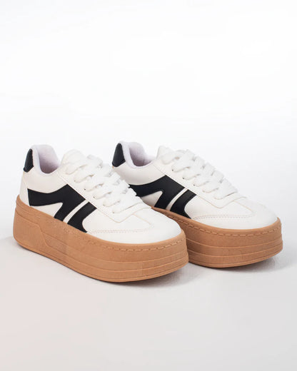 Tenis Chicago Para Dama Con Plataforma