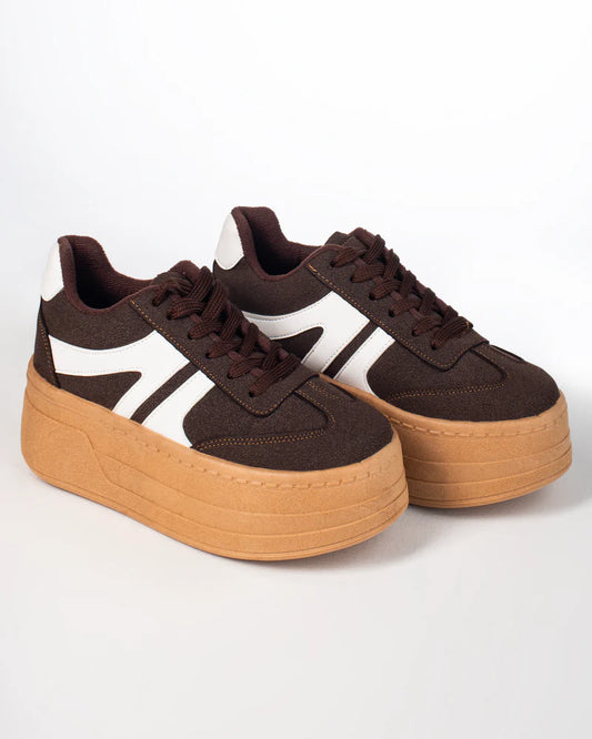 Tenis Chicago Para Dama Con Plataforma