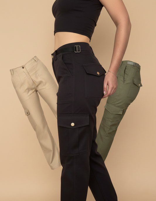 Un Pantalón, Todos los Cuerpos – Cargo Ajustable de Fit Perfecto