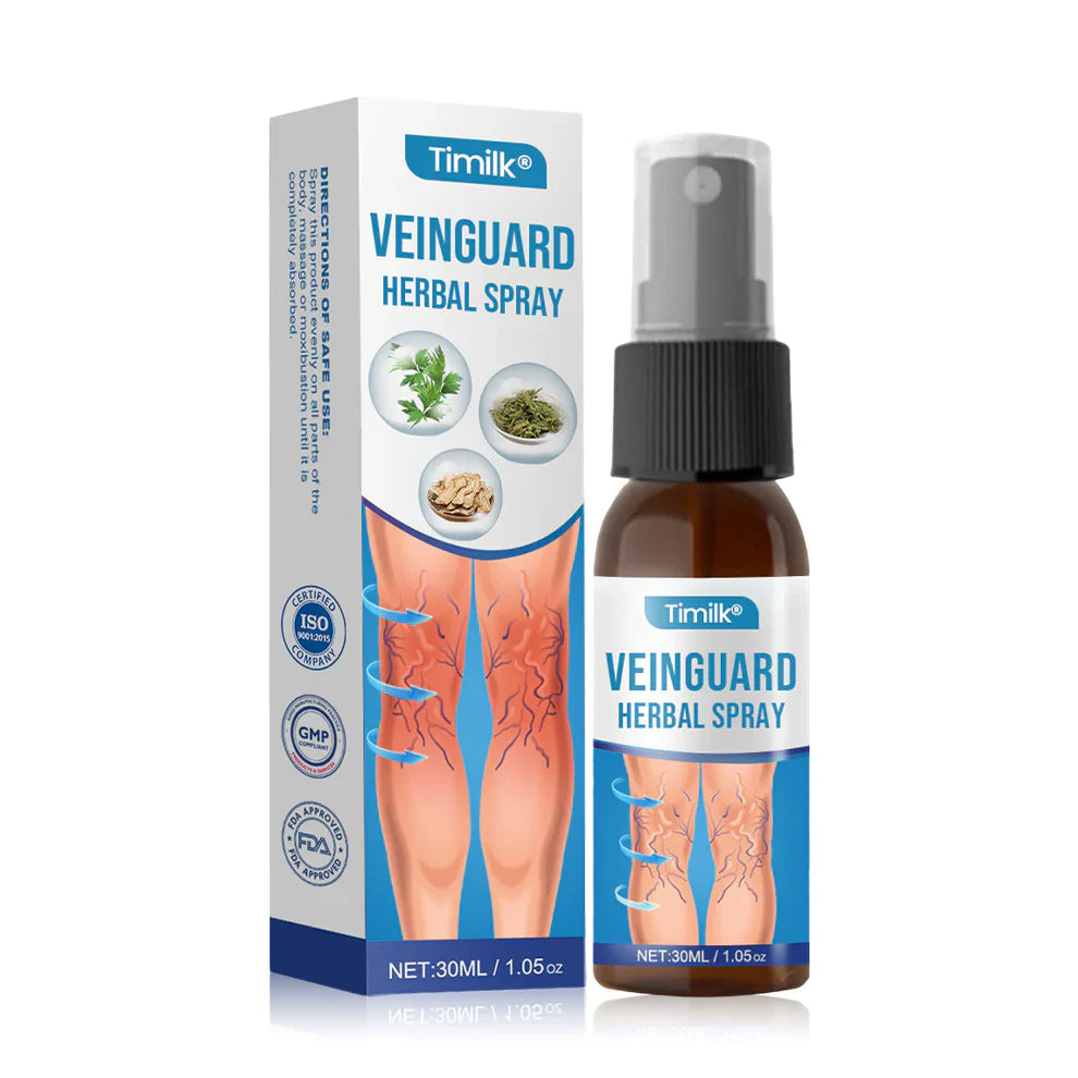 Timilk® VeinGuard Herbal Spray-✅ ¡Clínicamente probado para eliminar las venas varicosas en solo 7 días!