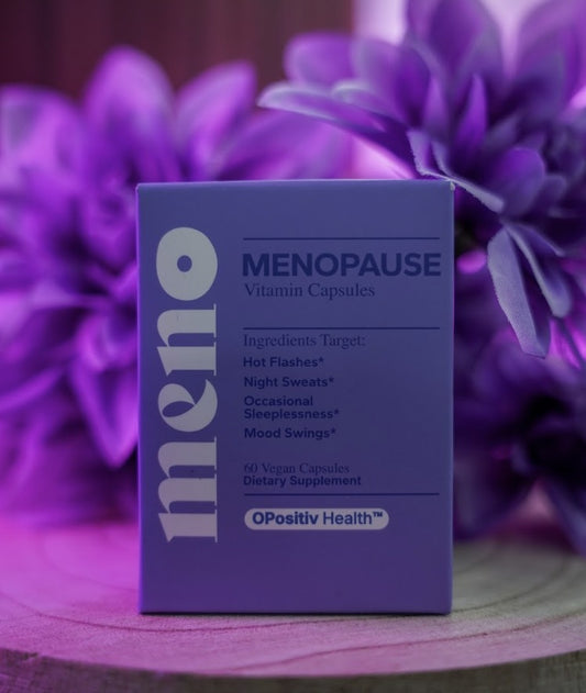 Cápsulas de vitaminas O Positiv MENO para el alivio de la menopausia: sofocos, sudores nocturnos y cambios de humor