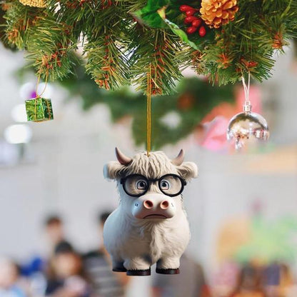 Set x 10 🎄Piezas De Adornos Navideños Con Colgantes De Vaquitas