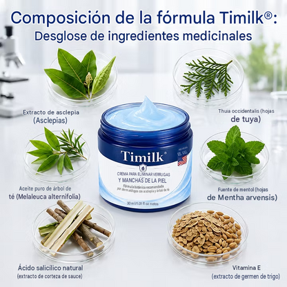 Crema para eliminar verrugas y manchas en 7 días
