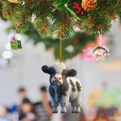 Set x 10 🎄Piezas De Adornos Navideños Con Colgantes De Vaquitas