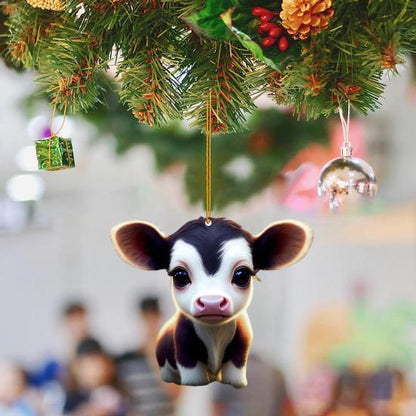 Set x 10 🎄Piezas De Adornos Navideños Con Colgantes De Vaquitas